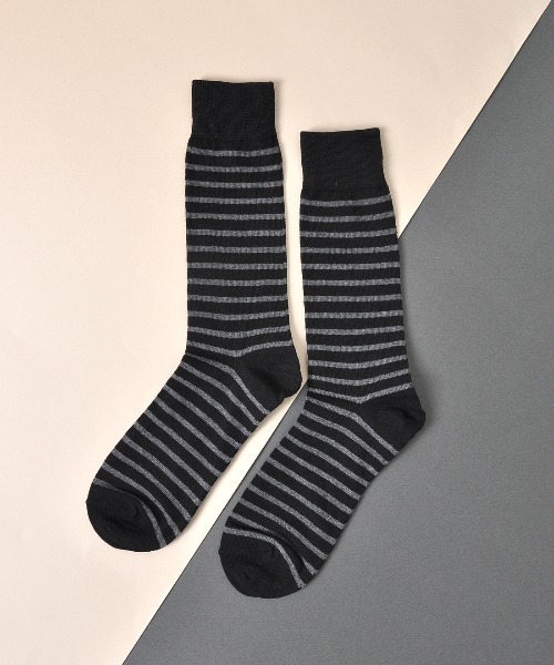 VIBGYOR（ヴィブジョー）の「VIBGYOR Select/クルー丈 ソックス(TK)（ソックス/靴下・メンズ・ブラック/ブラック系その他/ブラック系その他2/ブラック系その他4/グレー/グレー系その他2/グレー系その他3/グレー系その他4/ネイビー/ブルー系その他/ブルー系その他2/ブルー系その他3/ブルー系その他4/チャコールグレー/グレー系その他5/グレー系その他7/チャコール/ブラック系その他3/グレー系その他/グレー系その他6・FREE）」の3枚目の写真