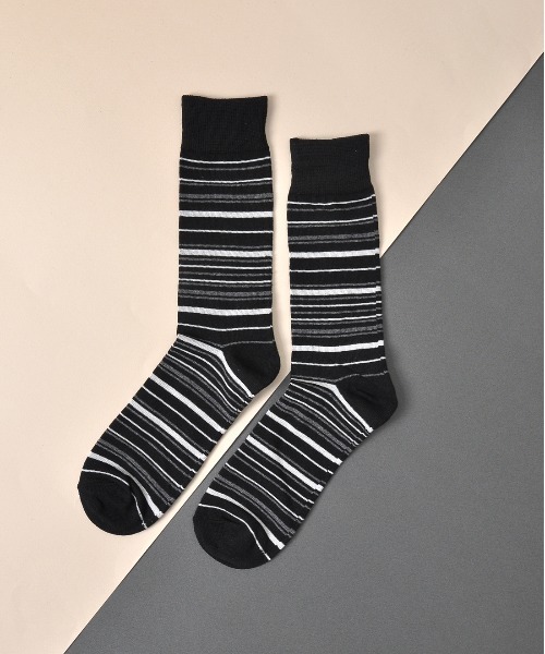 VIBGYOR（ヴィブジョー）の「VIBGYOR Select/クルー丈 ソックス(TK)（ソックス/靴下・メンズ・ブラック/ブラック系その他/ブラック系その他2/ブラック系その他4/グレー/グレー系その他2/グレー系その他3/グレー系その他4/ネイビー/ブルー系その他/ブルー系その他2/ブルー系その他3/ブルー系その他4/チャコールグレー/グレー系その他5/グレー系その他7/チャコール/ブラック系その他3/グレー系その他/グレー系その他6・FREE）」の5枚目の写真