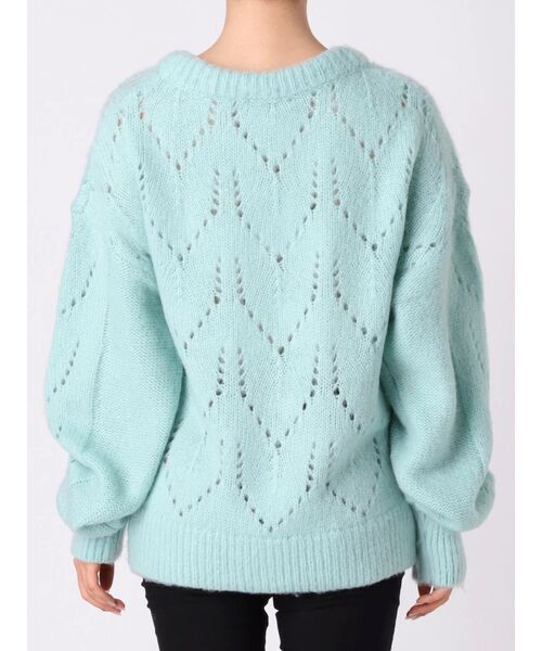 EMODA（エモダ）の「エアリーニット（ニット/セーター・レディース・ブラック/レッド/ミント・FREE）」の19枚目の写真