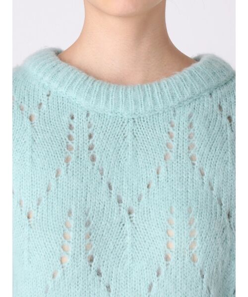 EMODA（エモダ）の「エアリーニット（ニット/セーター・レディース・ブラック/レッド/ミント・FREE）」の20枚目の写真