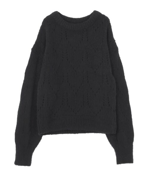 EMODA（エモダ）の「エアリーニット（ニット/セーター・レディース・ブラック/レッド/ミント・FREE）」の15枚目の写真