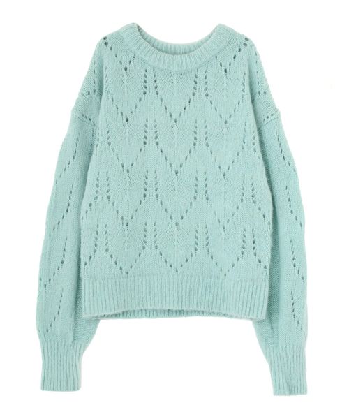 EMODA（エモダ）の「エアリーニット（ニット/セーター・レディース・ブラック/レッド/ミント・FREE）」の22枚目の写真