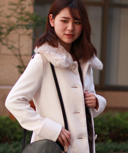 ASTORIA ODIER（アストリアオディール）の「ファー使い ステンカラー