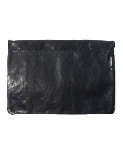 SHIPS JET BLUE（シップスジェットブルー）の「JB: キャンバス/レザー　コンビクラッチバッグSLD（クラッチバッグ・メンズ・ブラック/カーキ/ブラウン/ネイビー・ONE SIZE）」の6枚目の写真