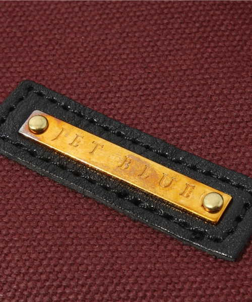 SHIPS JET BLUE（シップスジェットブルー）の「JB: キャンバス/レザー　コンビクラッチバッグSLD（クラッチバッグ・メンズ・ブラック/カーキ/ブラウン/ネイビー・ONE SIZE）」の8枚目の写真