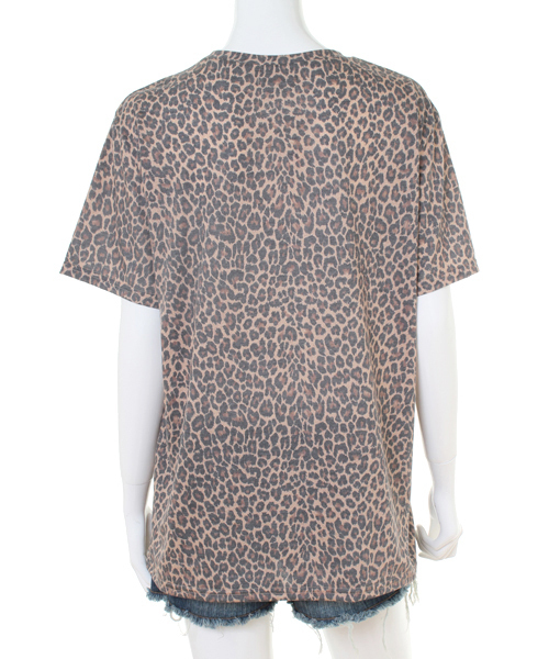 WC（ダブル シー）の「wc/ヒョウ柄BIGロゴTシャツ（Tシャツ/カットソー・レディース・その他1・FREE）」の7枚目の写真