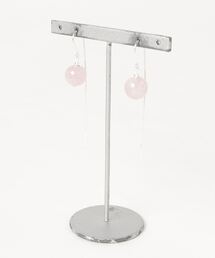 TONE SELECT GOODS（トーンセレクトグッズ）の「925 SILVER ACC/天然ストーン＆チェーンピアスSV925(OG)（ピアス（両耳用））」