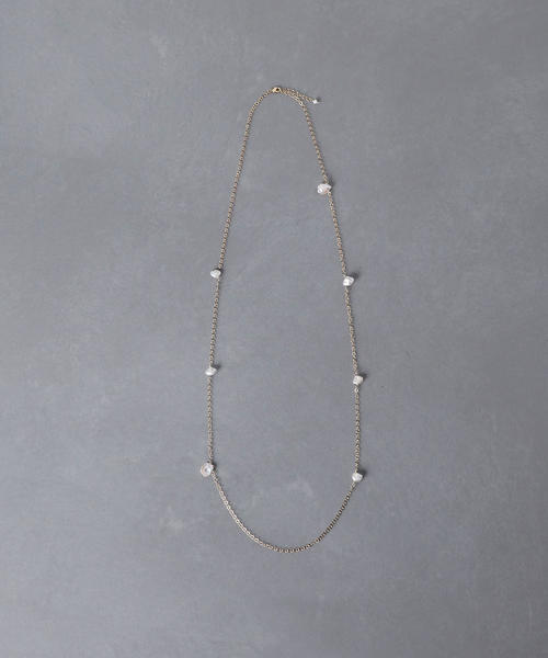 UNITED ARROWS（ユナイテッドアローズ）の「UBCS SMALL PL STATION ネックレス ◆（ネックレス・レディース・ゴールド・FREE）」の6枚目の写真