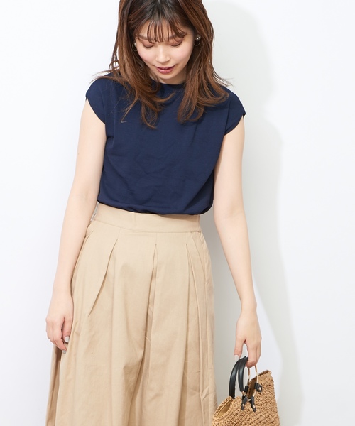 natural couture（ナチュラルクチュール）の「スカーフリボンニット（ニット/セーター・レディース・ベージュ/ネイビー/ブルー・FREE）」の10枚目の写真