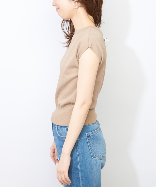 natural couture（ナチュラルクチュール）の「スカーフリボンニット（ニット/セーター・レディース・ベージュ/ネイビー/ブルー・FREE）」の16枚目の写真