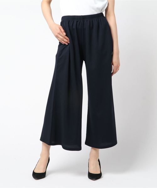 B.I.D.(ビーアイディー)の「BID / Waffle Cutsewn Wide Pants(その他パンツ・レディース・ブラック/カーキ/アイボリー・FREE)」の3枚目の写真