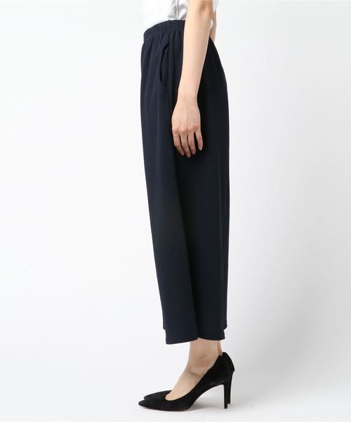 B.I.D.(ビーアイディー)の「BID / Waffle Cutsewn Wide Pants(その他パンツ・レディース・ブラック/カーキ/アイボリー・FREE)」の4枚目の写真