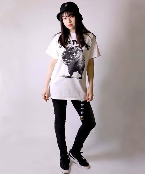 GLUTTONOUS(グルトン)の「【GLUTTONOUS/ グルトン】 MONONOKE Tシャツ(Tシャツ/カットソー・メンズ・ホワイト/トップグレー・S/M/L/XL/XXL)」の5枚目の写真