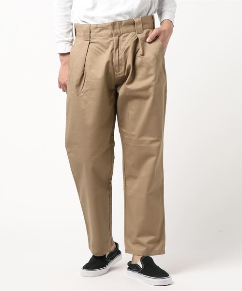 COWDEN（カウデン）の「【 COWDEN 】ONE TUCK PANTS（チノパンツ・メンズ・ブラック/ベージュ/ブラウン/グレー/グリーン・S/L/M）」の4枚目の写真