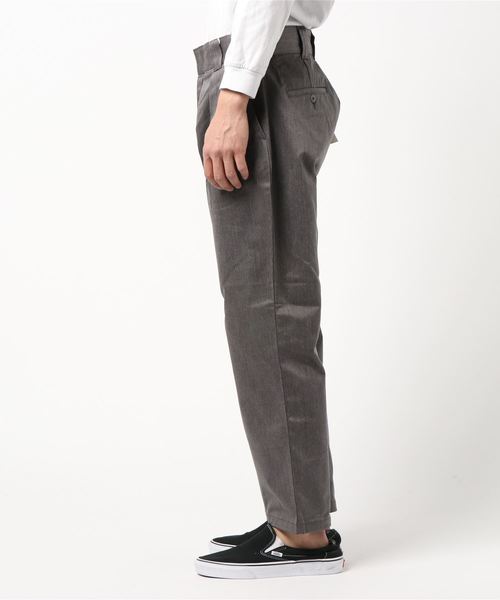 COWDEN（カウデン）の「【 COWDEN 】ONE TUCK PANTS（チノパンツ・メンズ・ブラック/ベージュ/ブラウン/グレー/グリーン・S/L/M）」の6枚目の写真