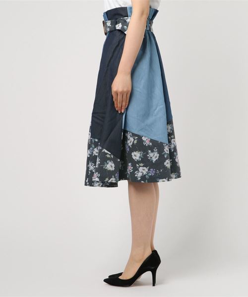 axes femme（アクシーズファム）の「パッチワークスカート