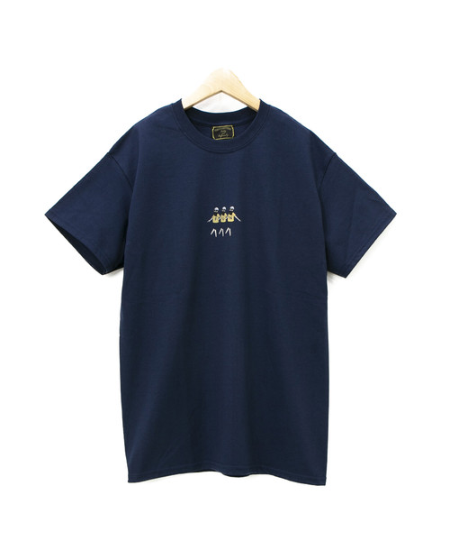 modem design（モデムデザイン）の「MODEM DESIGN/モデムデザイン 　TEE -Funオジサン-（Tシャツ/カットソー・メンズ・ホワイト/ネイビー・MEDIUM/LARGE/X-LARGE）」の2枚目の写真