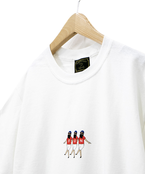 modem design（モデムデザイン）の「MODEM DESIGN/モデムデザイン 　TEE -Funオジサン-（Tシャツ/カットソー・メンズ・ホワイト/ネイビー・MEDIUM/LARGE/X-LARGE）」の6枚目の写真