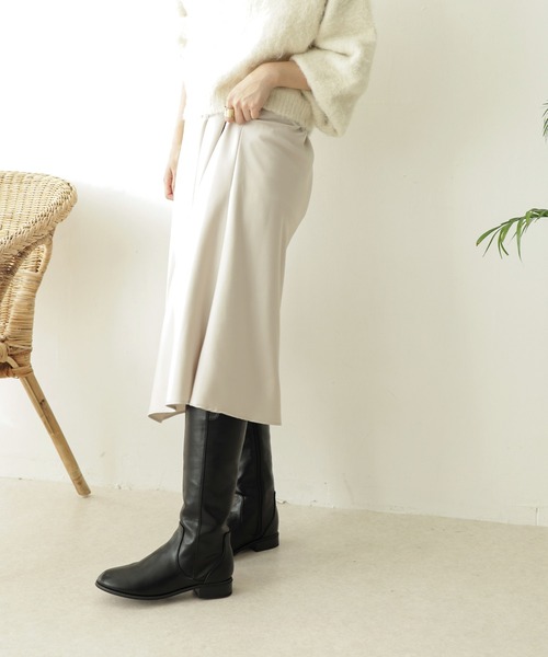 SESTO(セスト)の「サイドベルトのジョッキーブーツ(ブーツ・レディース・ブラック/ダークブラウン/キャメル/レオパード/パイソン・LL/3L/S/M/L)」の14枚目の写真