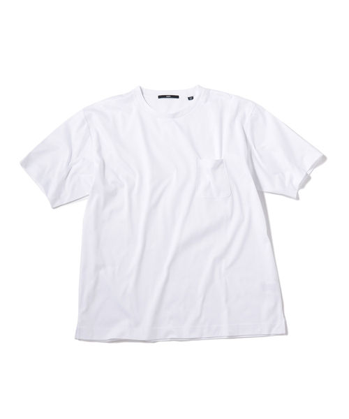 SHIPS(シップス)の「SC: ヘビー ゲージ スムース リラックス Tee(Tシャツ/カットソー・メンズ・ホワイト/ネイビー/ブルー/ダークブルー・SMALL/MEDIUM/LARGE/X-LARGE)」の1枚目の写真