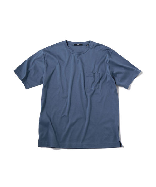 SHIPS(シップス)の「SC: ヘビー ゲージ スムース リラックス Tee(Tシャツ/カットソー・メンズ・ホワイト/ネイビー/ブルー/ダークブルー・SMALL/MEDIUM/LARGE/X-LARGE)」の3枚目の写真
