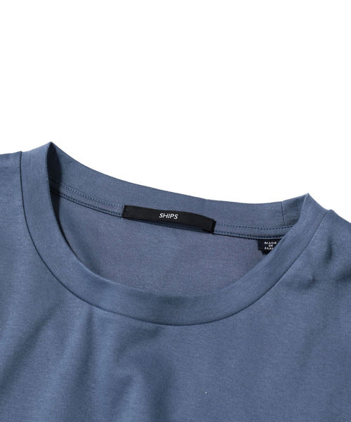 SHIPS(シップス)の「SC: ヘビー ゲージ スムース リラックス Tee(Tシャツ/カットソー・メンズ・ホワイト/ネイビー/ブルー/ダークブルー・SMALL/MEDIUM/LARGE/X-LARGE)」の6枚目の写真