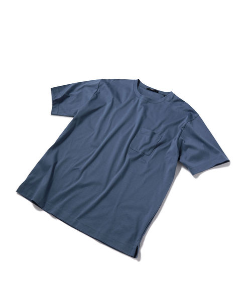 SHIPS(シップス)の「SC: ヘビー ゲージ スムース リラックス Tee(Tシャツ/カットソー・メンズ・ホワイト/ネイビー/ブルー/ダークブルー・SMALL/MEDIUM/LARGE/X-LARGE)」の11枚目の写真