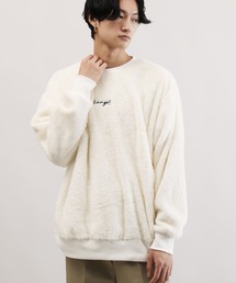 KANGOL / カンゴール 別注 コラボ オーバーサイズ ボア フリース クルーネック トレーナー