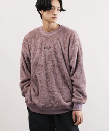 KANGOL / カンゴール 別注 コラボ オーバーサイズ ボア フリース クルーネック トレーナー
