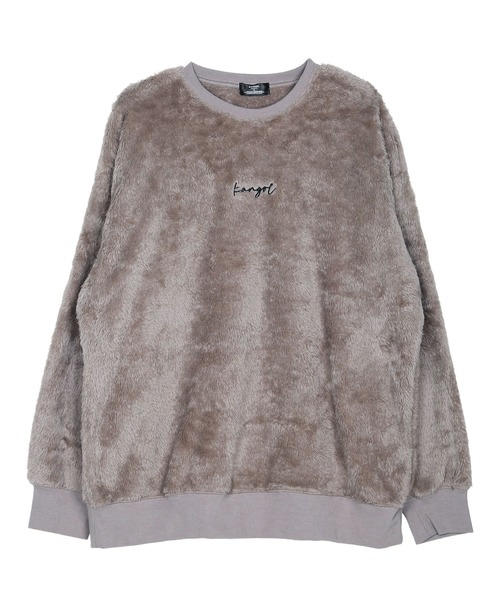 KANGOL（カンゴール）の「KANGOL / カンゴール 別注 コラボ オーバーサイズ ボア フリース クルーネック トレーナー（スウェット・メンズ・ブラック/ベージュ/オフホワイト/ブラウン/ネイビー/グレイッシュベージュ/モカ/グレー系その他/ブラウン系その他/ベージュ系その他/ホワイト系その他/ブラック系その他/グレー系その他2/グレー系その他3・LARGE/X-LARGE/SMALL/MEDIUM）」の21枚目の写真