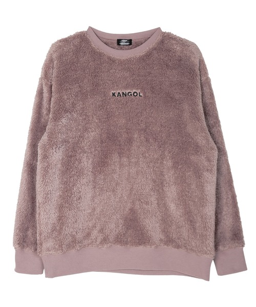 KANGOL（カンゴール）の「KANGOL / カンゴール 別注 コラボ オーバーサイズ ボア フリース クルーネック トレーナー（スウェット・メンズ・ブラック/ベージュ/オフホワイト/ブラウン/ネイビー/グレイッシュベージュ/モカ/グレー系その他/ブラウン系その他/ベージュ系その他/ホワイト系その他/ブラック系その他/グレー系その他2/グレー系その他3・LARGE/X-LARGE/SMALL/MEDIUM）」の18枚目の写真