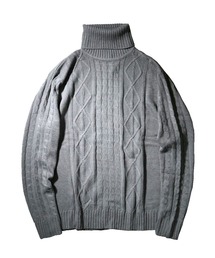 Starting Over（スターティングオーバー）の「総アラン編みタートルネックセーター（ニット/セーター・メンズ）」