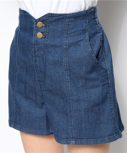 Chico（チコ）の「ハイウエストイージーショーツ（その他パンツ・レディース・ホワイト/ネイビー・FREE）」の8枚目の写真