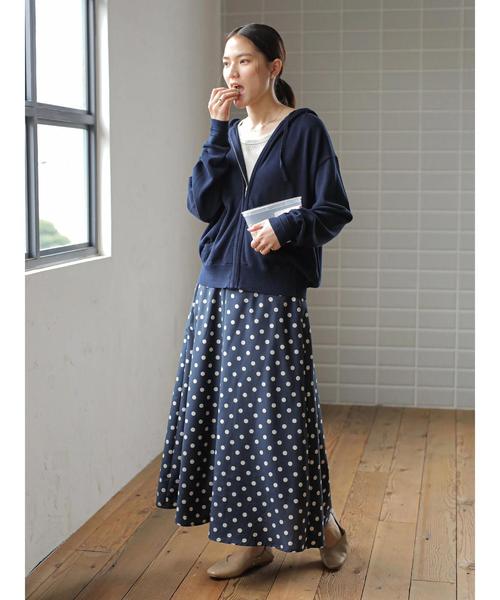 AMERICAN HOLIC（アメリカンホリック）の「ラップ風フレアスカート　＊〇（スカート・レディース・ブルー系その他6/イエロー系その他3/ブルー系その他/ドット/チェック/その他14・M/L）」の22枚目の写真