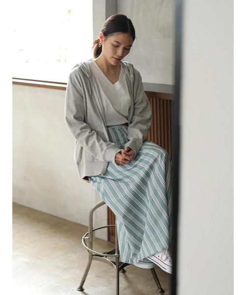 AMERICAN HOLIC（アメリカンホリック）の「ラップ風フレアスカート　＊〇（スカート・レディース・ブルー系その他6/イエロー系その他3/ブルー系その他/ドット/チェック/その他14・M/L）」の21枚目の写真