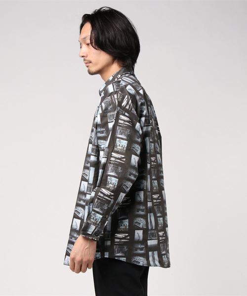 NO ID.（ノーアイディ）の「フォトグラフィックプリントSH（シャツ/ブラウス・メンズ・ホワイト/ブラック/グレー・ONE SIZE）」の20枚目の写真