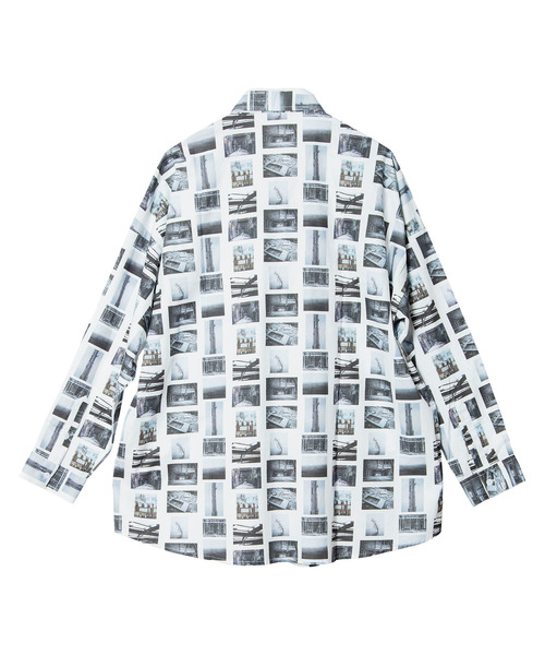 NO ID.（ノーアイディ）の「フォトグラフィックプリントSH（シャツ/ブラウス・メンズ・ホワイト/ブラック/グレー・ONE SIZE）」の17枚目の写真