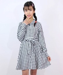 ギンガム チェック シャツ に該当するキッズのワンピースファッション通販 Zozotown