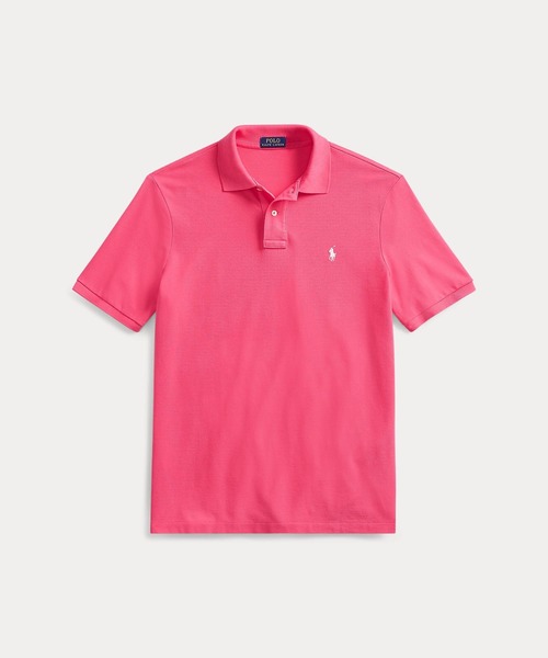 POLO RALPH LAUREN(ポロ ラルフ ローレン)の「アイコニック メッシュ ポロシャツ(ポロシャツ・メンズ・ピンク・X-SMALL/SMALL/MEDIUM/LARGE/X-LARGE/XX-LARGE)」の2枚目の写真