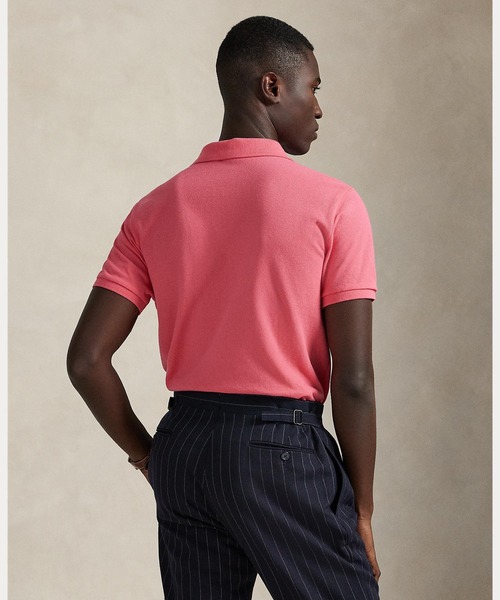 POLO RALPH LAUREN(ポロ ラルフ ローレン)の「アイコニック メッシュ ポロシャツ(ポロシャツ・メンズ・ピンク・X-SMALL/SMALL/MEDIUM/LARGE/X-LARGE/XX-LARGE)」の4枚目の写真