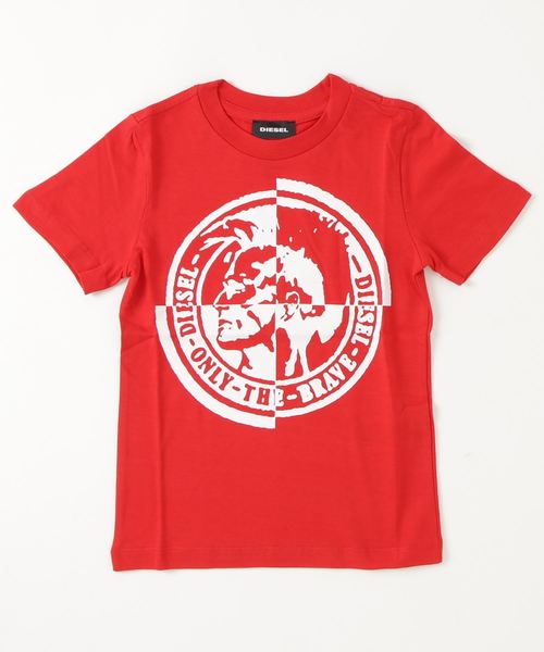 DIESEL KIDS（ディーゼルキッズ）の「DIESEL（ディーゼル）Kids & Junior ブランドロゴコットン半袖Tシャツカットソー（Tシャツ/カットソー・キッズ・ホワイト/ベージュ/レッド/イエロー/グリーン・4Y/6Y/8Y/10Y/12Y/14Y/16Y）」の5枚目の写真