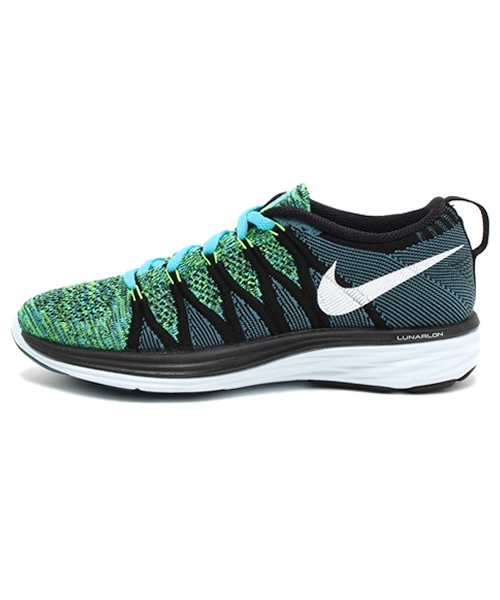 NIKE(ナイキ)の「ウィメンズ ナイキ フライニットルナ NIKE WMNS NIKE FLYKNIT LUNAR2 620658-401(スニーカー・レディース・グリーン・24.5cm/23cm/23.5cm)」の2枚目の写真