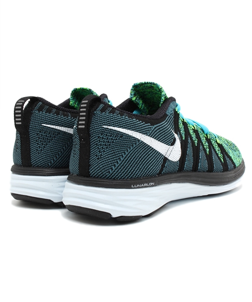 NIKE(ナイキ)の「ウィメンズ ナイキ フライニットルナ NIKE WMNS NIKE FLYKNIT LUNAR2 620658-401(スニーカー・レディース・グリーン・24.5cm/23cm/23.5cm)」の4枚目の写真