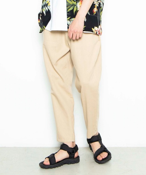 WEGO（ウィゴー）の「WEGO/【セットアップ対応商品】リネンMIXリラックスパンツ（スラックス・メンズ・ブラック/ベージュ/ブラウン・SMALL/MEDIUM/LARGE）」の3枚目の写真