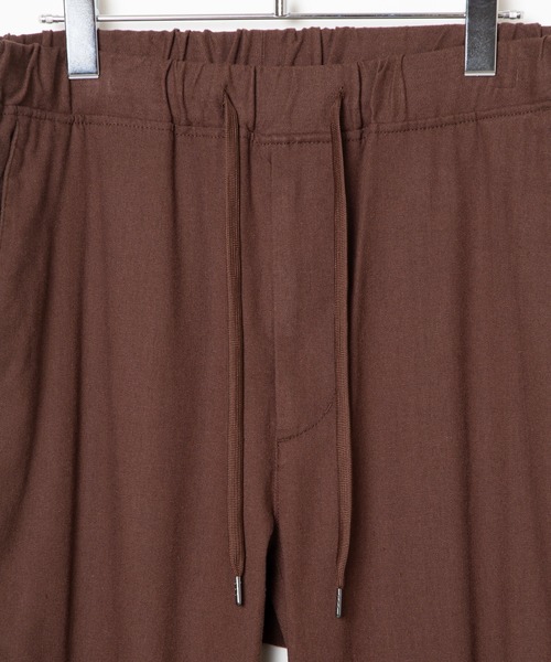 WEGO（ウィゴー）の「WEGO/【セットアップ対応商品】リネンMIXリラックスパンツ（スラックス・メンズ・ブラック/ベージュ/ブラウン・SMALL/MEDIUM/LARGE）」の6枚目の写真