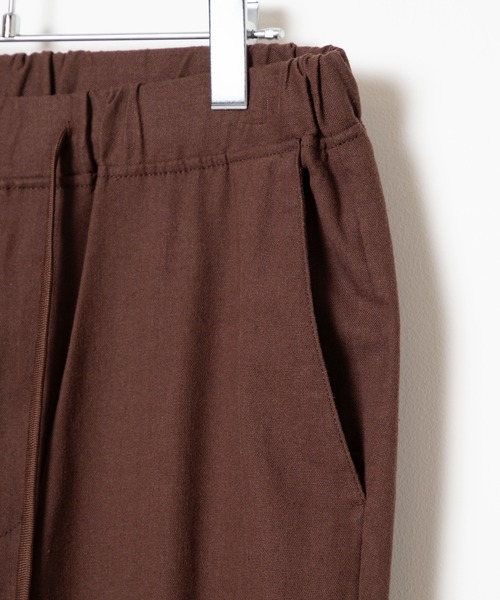 WEGO（ウィゴー）の「WEGO/【セットアップ対応商品】リネンMIXリラックスパンツ（スラックス・メンズ・ブラック/ベージュ/ブラウン・SMALL/MEDIUM/LARGE）」の5枚目の写真