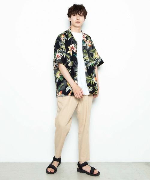 WEGO（ウィゴー）の「WEGO/【セットアップ対応商品】リネンMIXリラックスパンツ（スラックス・メンズ・ブラック/ベージュ/ブラウン・SMALL/MEDIUM/LARGE）」の14枚目の写真