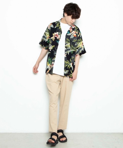 WEGO（ウィゴー）の「WEGO/【セットアップ対応商品】リネンMIXリラックスパンツ（スラックス・メンズ・ブラック/ベージュ/ブラウン・SMALL/MEDIUM/LARGE）」の16枚目の写真