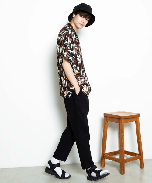 WEGO（ウィゴー）の「WEGO/【セットアップ対応商品】リネンMIXリラックスパンツ（スラックス・メンズ・ブラック/ベージュ/ブラウン・SMALL/MEDIUM/LARGE）」の10枚目の写真