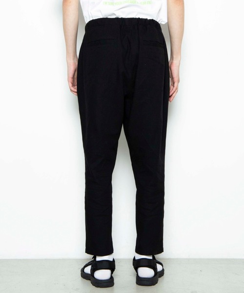 WEGO（ウィゴー）の「WEGO/【セットアップ対応商品】リネンMIXリラックスパンツ（スラックス・メンズ・ブラック/ベージュ/ブラウン・SMALL/MEDIUM/LARGE）」の19枚目の写真